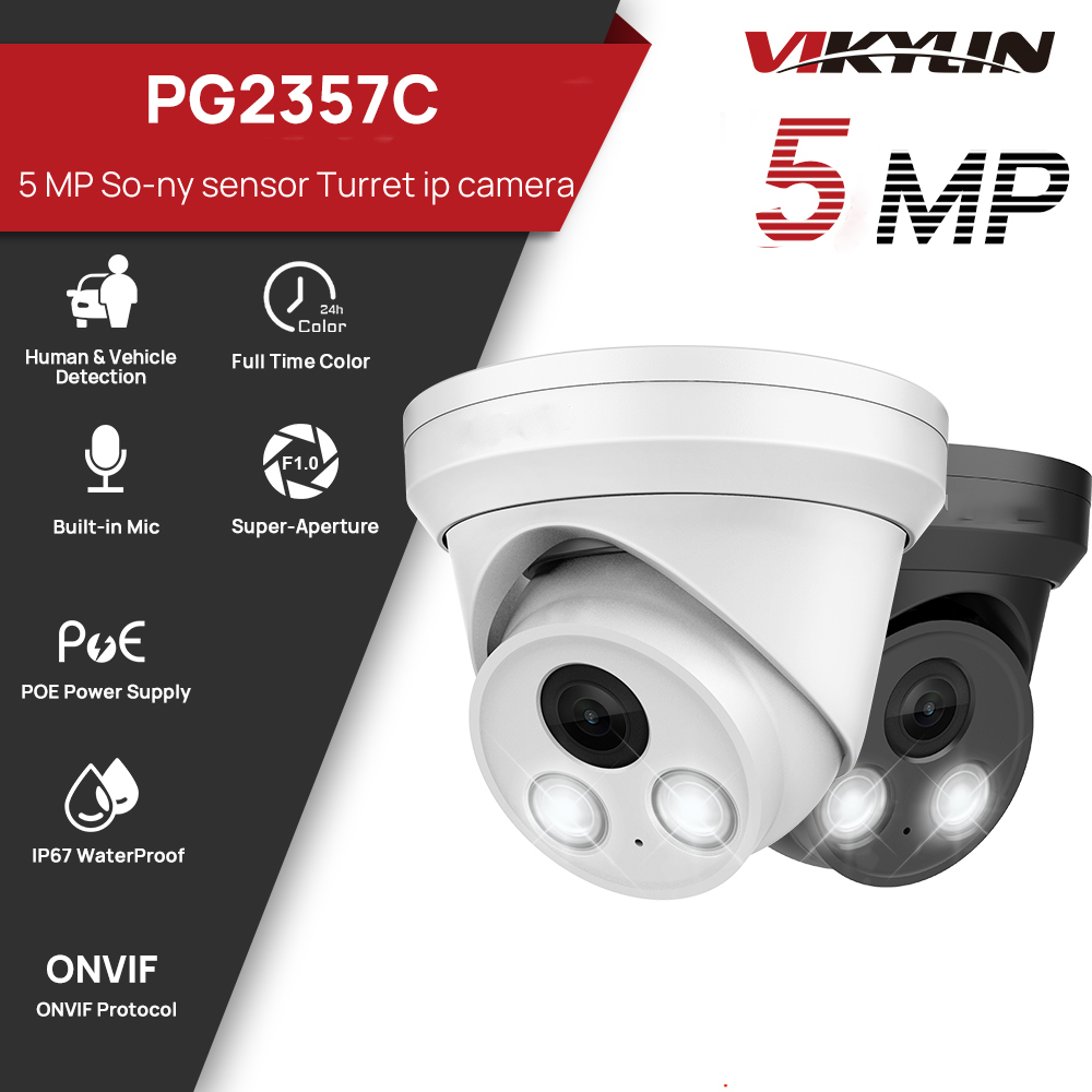 Home Security Options - VIKYLIN 5MP Full Color Night Vision