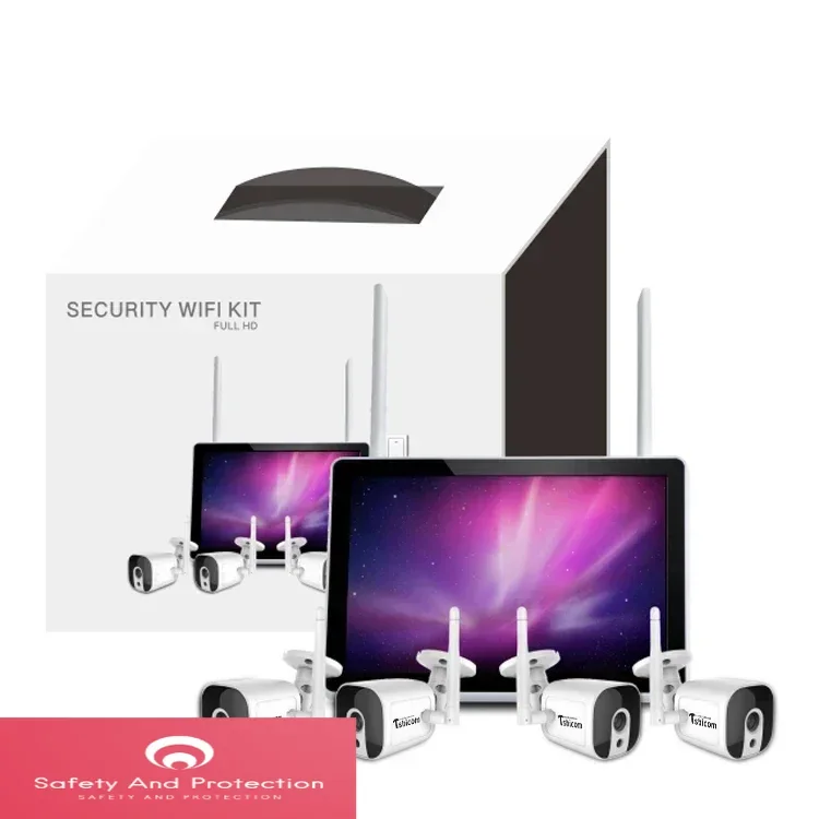 Home Security Systems With Cameras - TUYA Smart Wi-Fi 4CH NVR Kit
