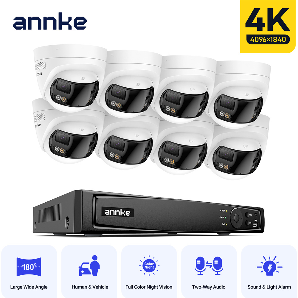 Home Security Outdoor Camera System - ANNKE 4K Outdoor Video Security Camera