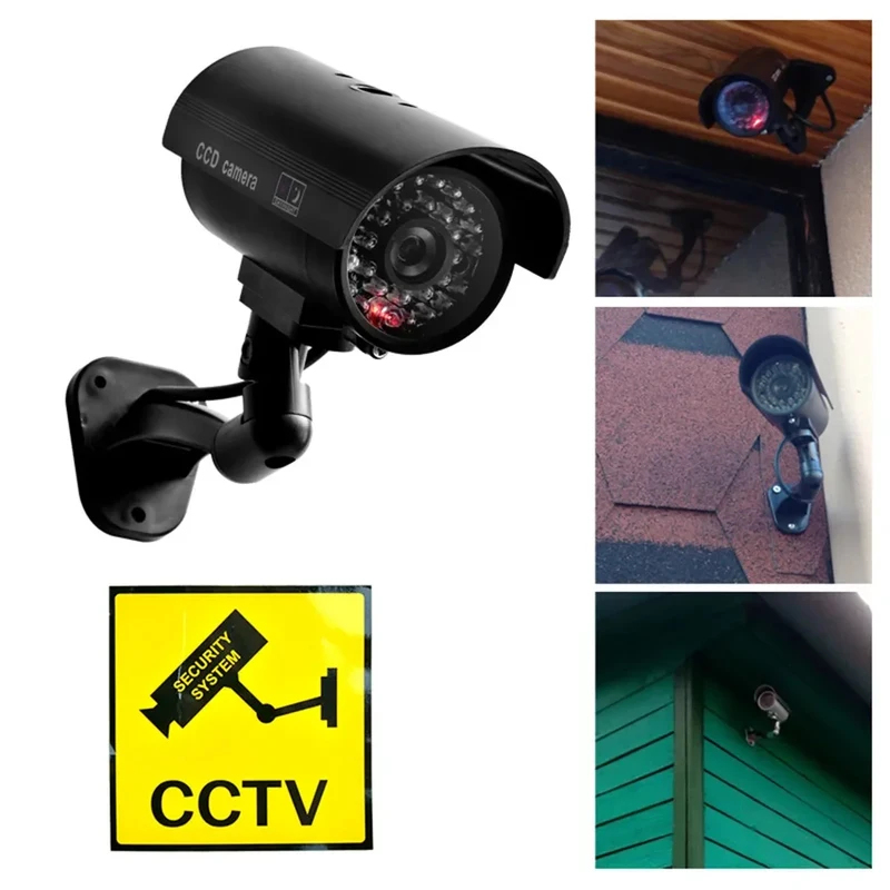 Home Security Camera System - Simulation Fake Bullet Camera Dummy Cameras