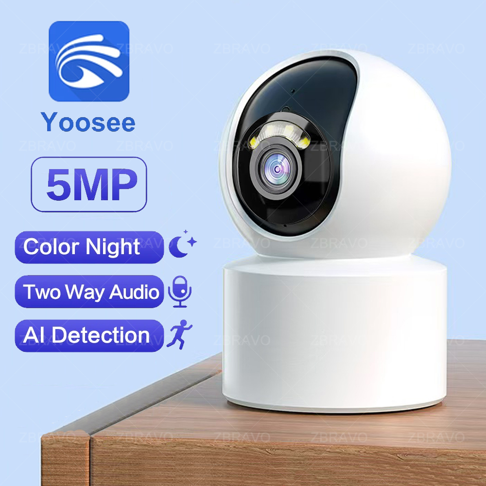 Home Security Kamera - Yoosee 5MP WiFi Security PTZ Indoor