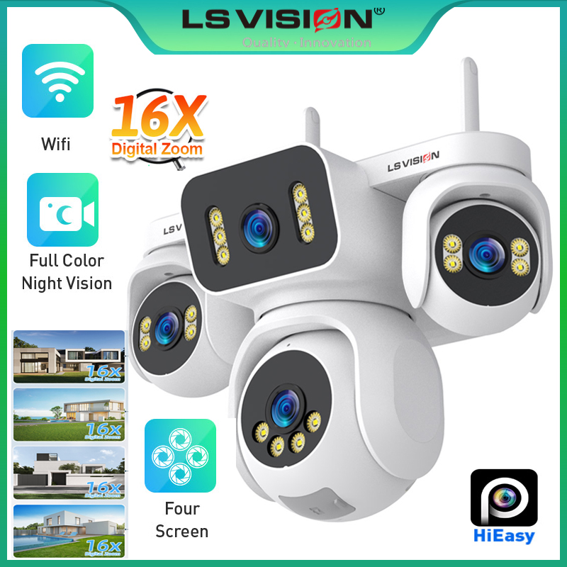 Home Security Kamera - LS VISION 20MP WiFi Outdoor Security