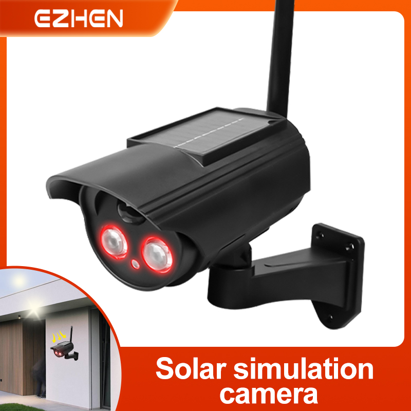 Home Security Outdoor Camera System - Outdoor Solar Simulation Camera Waterproof Dummy