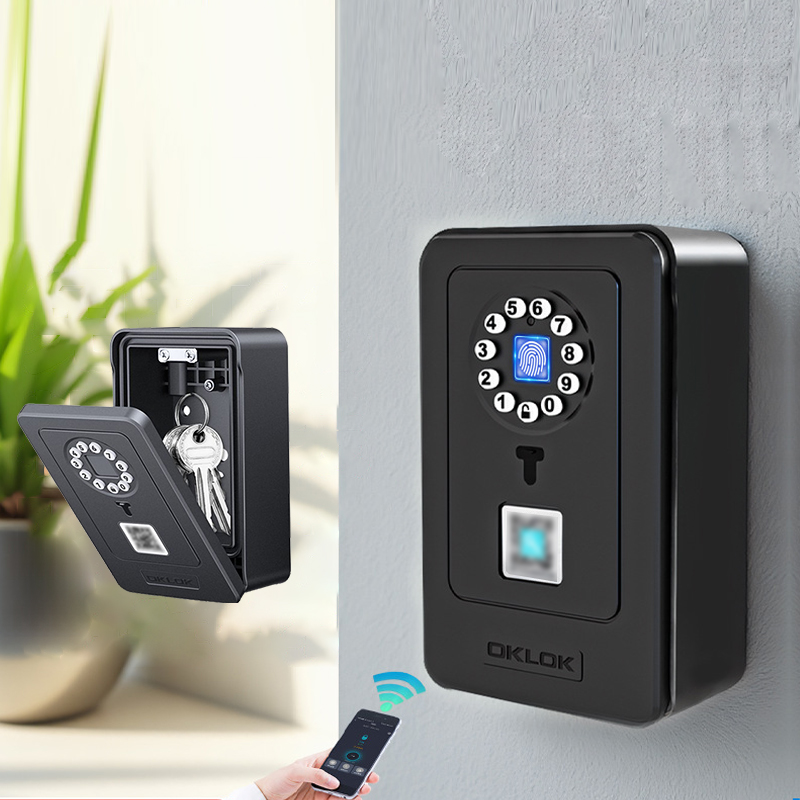 Home Security Doors - Intelligent Padlock Hang Design Password Storage