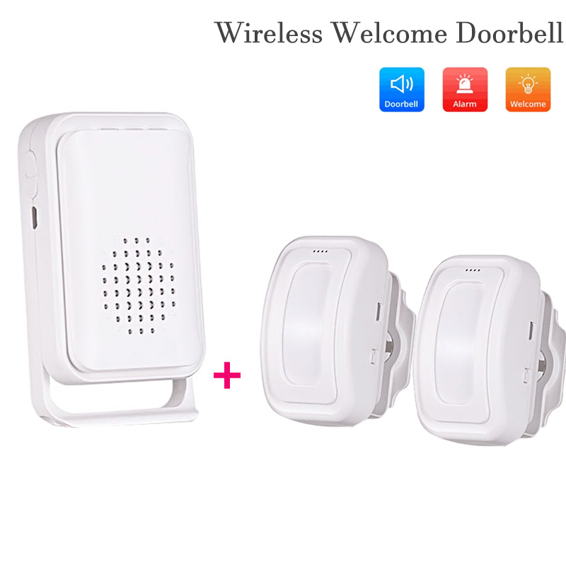 Home Security Doors - Wireless Welcome Doorbell Home Shop Store