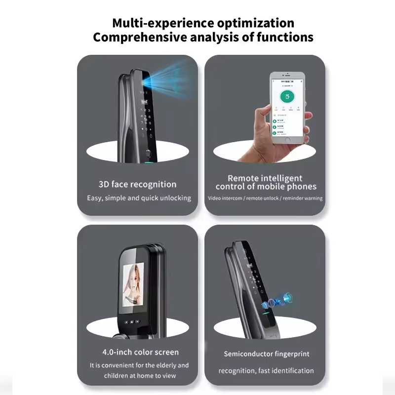 HX5 Smart Door Lock 3D Face Re - Home Security Doors 评论和价格