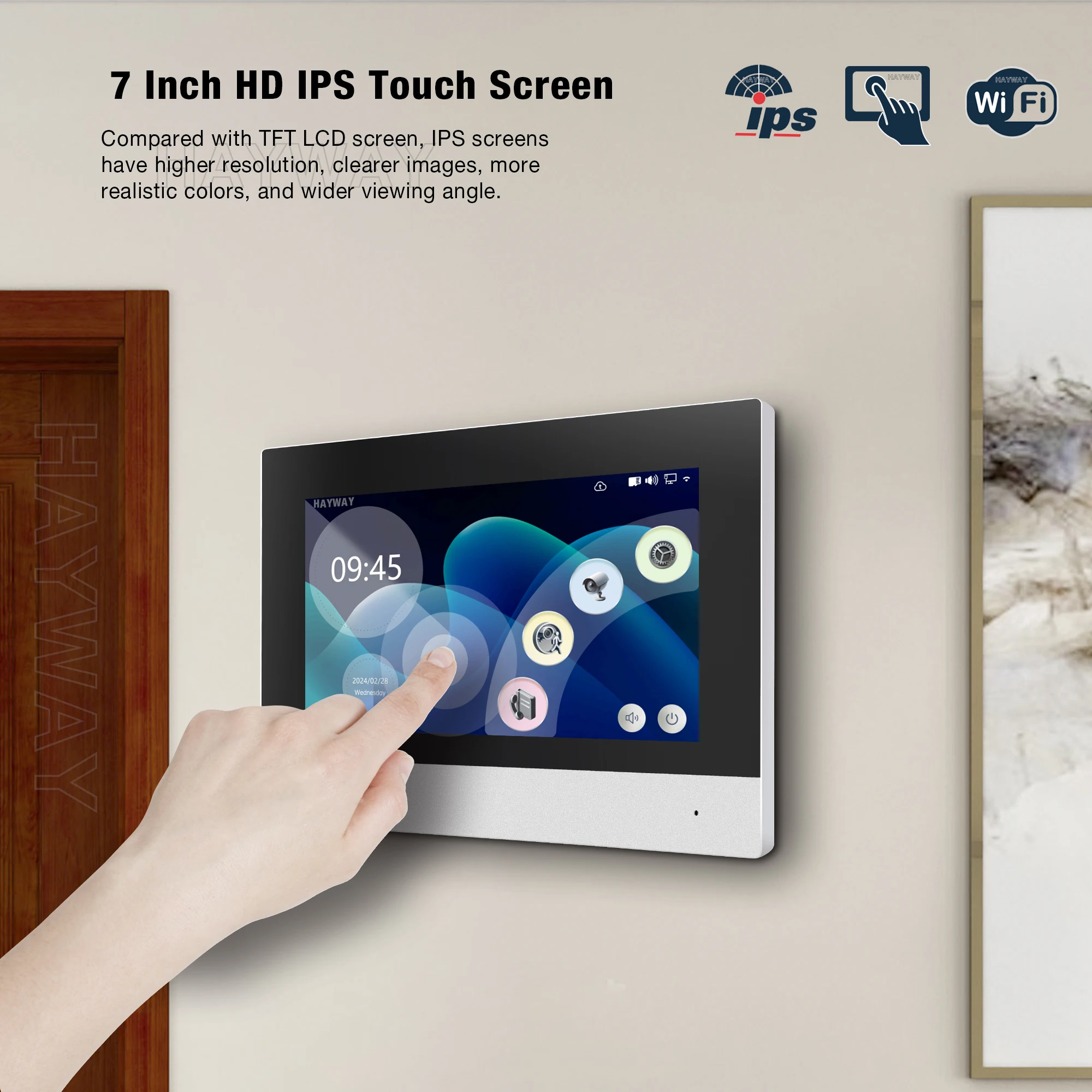 2 Wires Smart Home Tuya Wifi 1 - Home Security Cameras Uk 评论和价格
