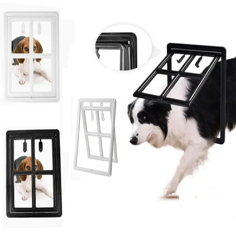 Pet Screen Door Lockable Plast - Home Security Fence 评论和价格