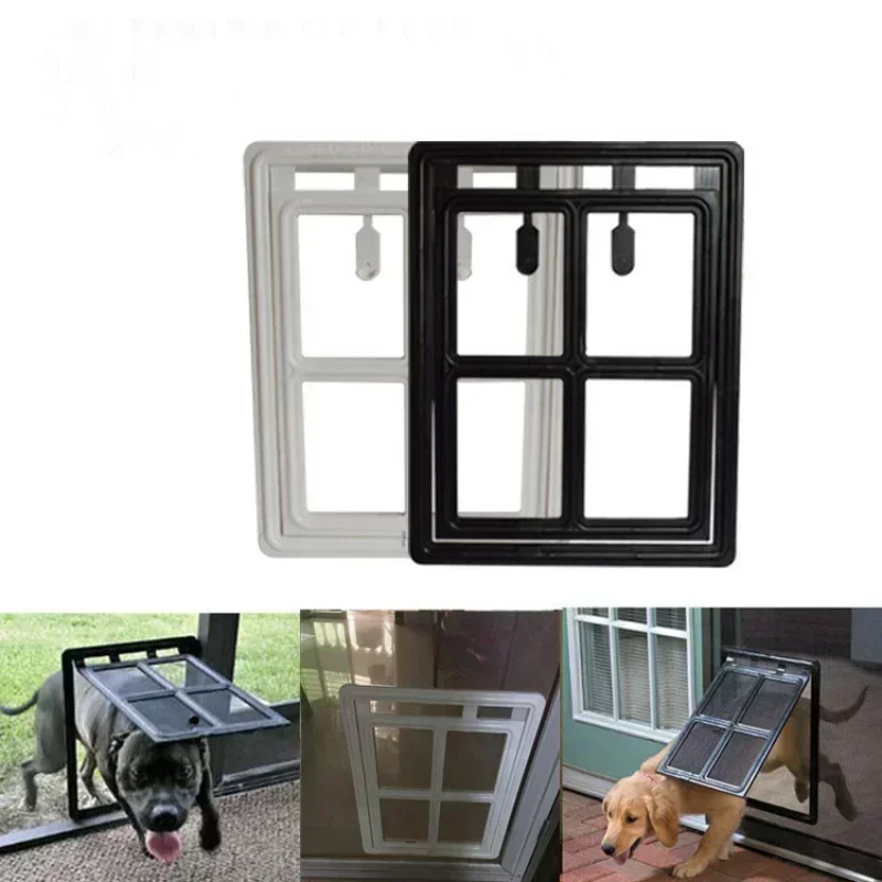 Pet Screen Door Lockable Plast - Home Security Fence 评论和价格