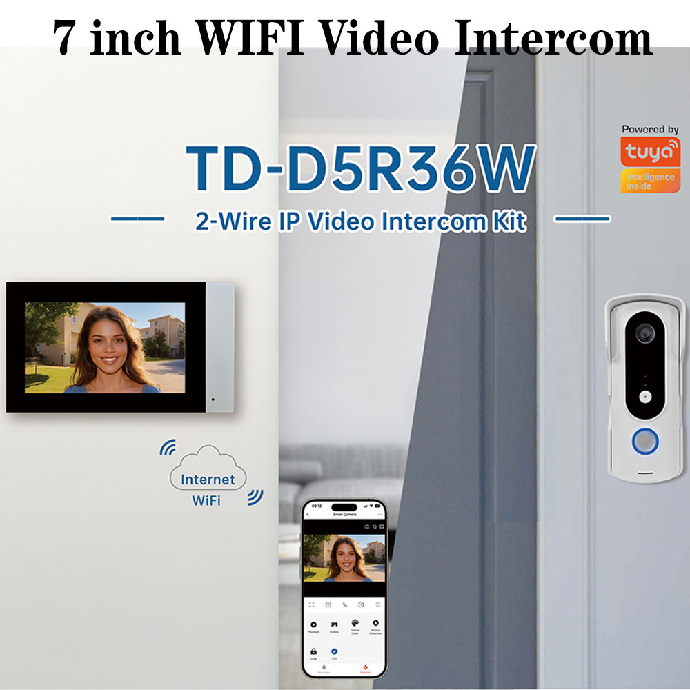 2 Wire Smart Home Tuya Wifi 10 - Home Security Cameras Uk 评论和价格