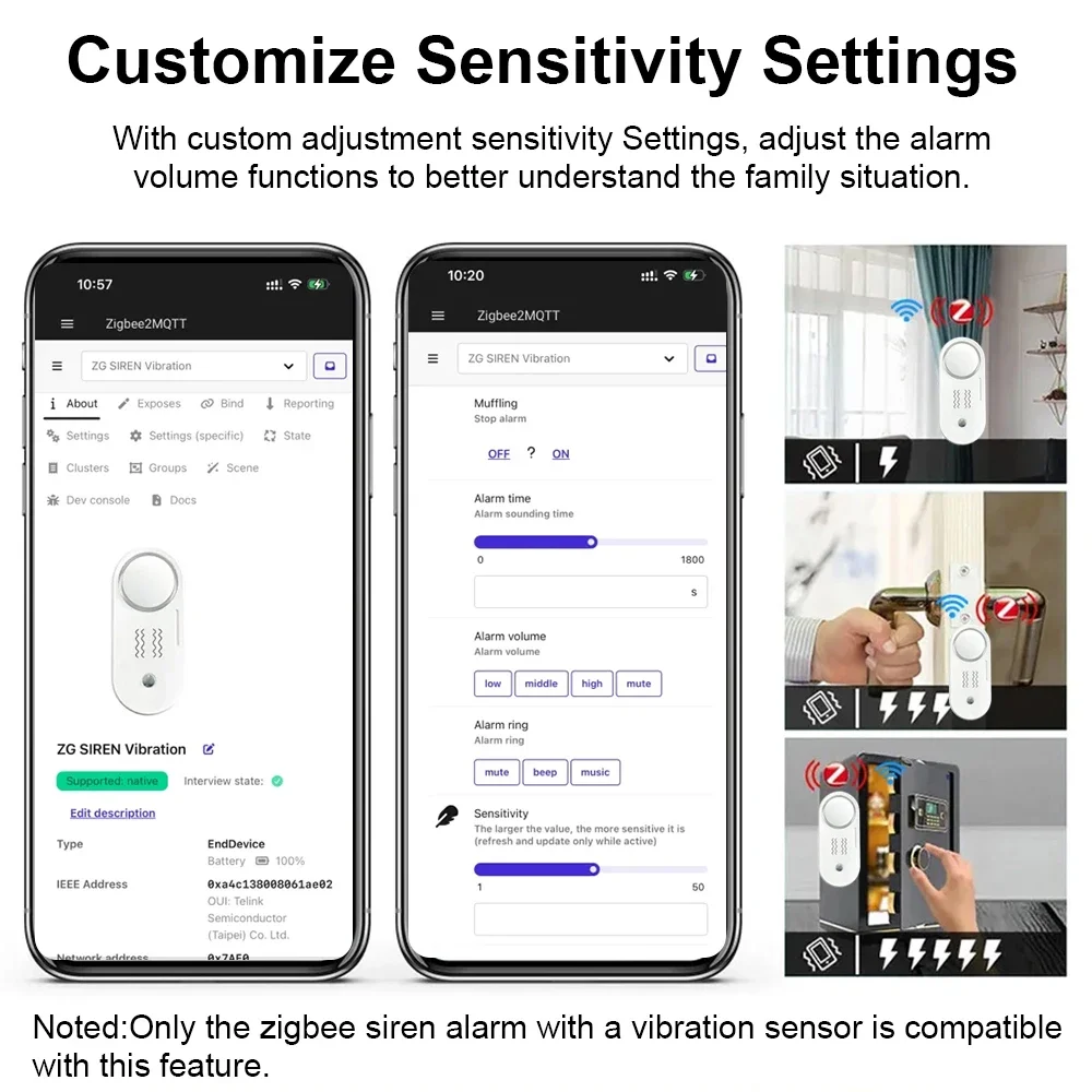 Haozee Zigbee 110dB Siren Alar - Home Security Options 评论和价格