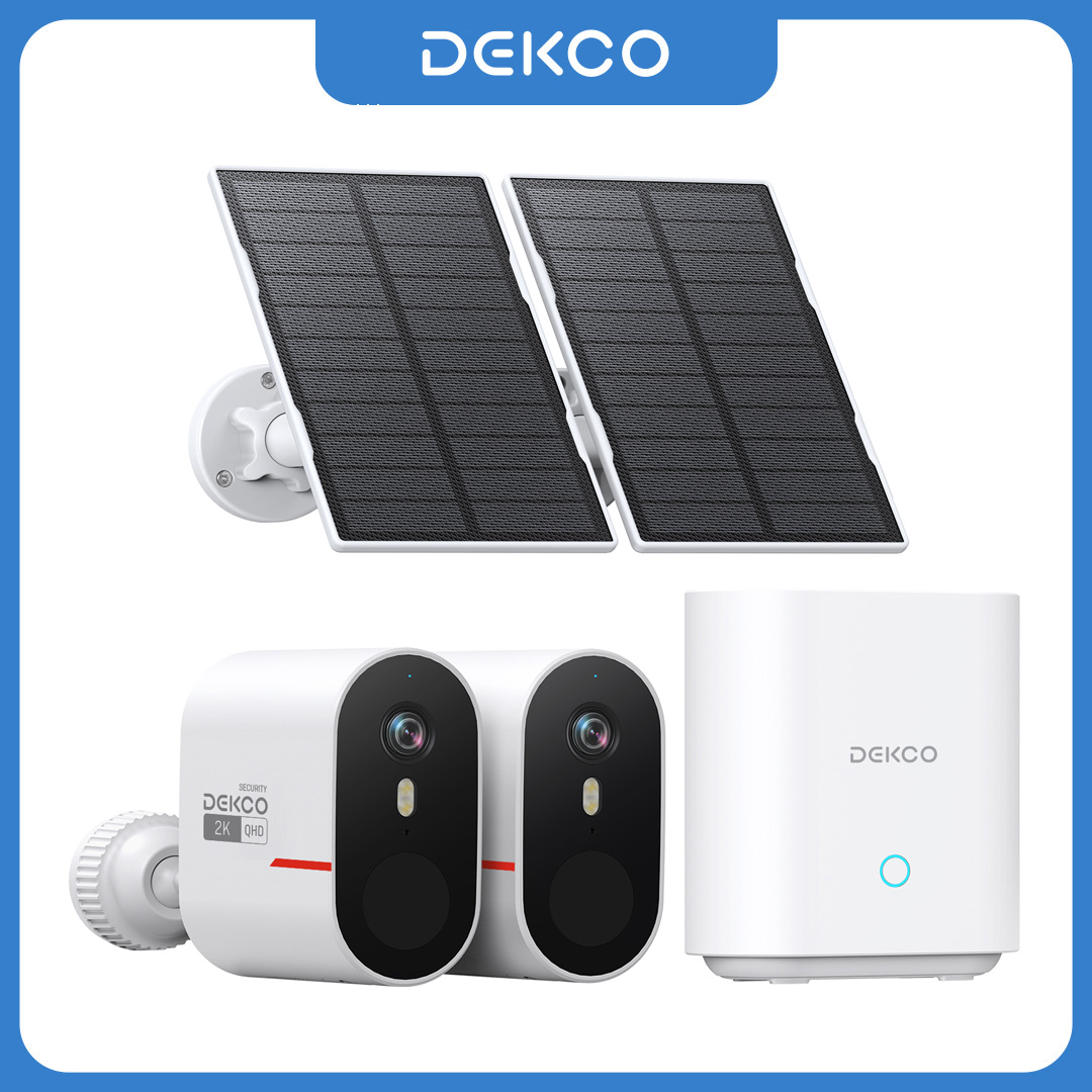 Dekco 3MP WiFi Solar Camera Sy - Home Security Outdoor Camera System 评论和价格