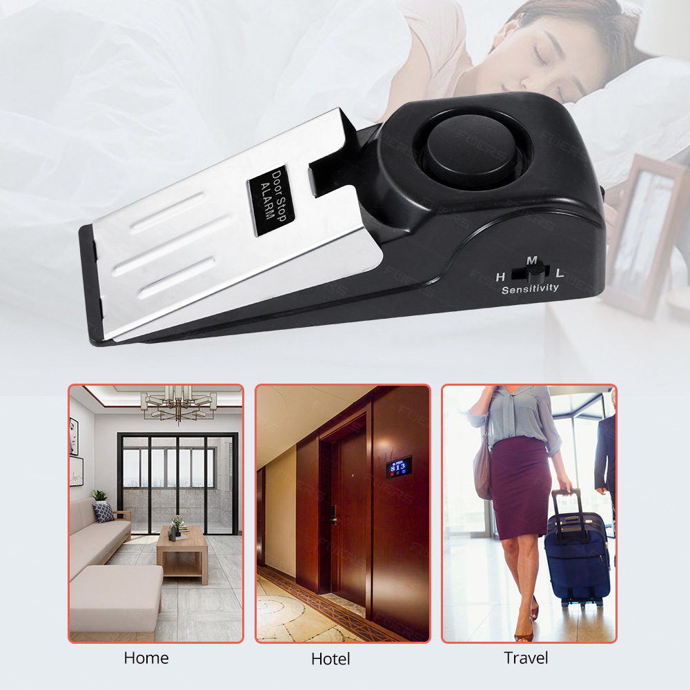 FUERS Door Stop Alarm System 1 - Home Security Systems Wireless 评论和价格