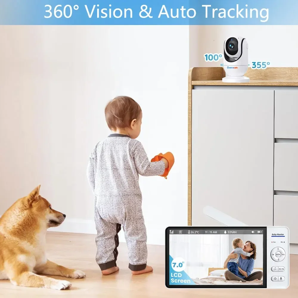 7 Inch Display Screen Video Ba - Home Security Cameras Uk 评论和价格