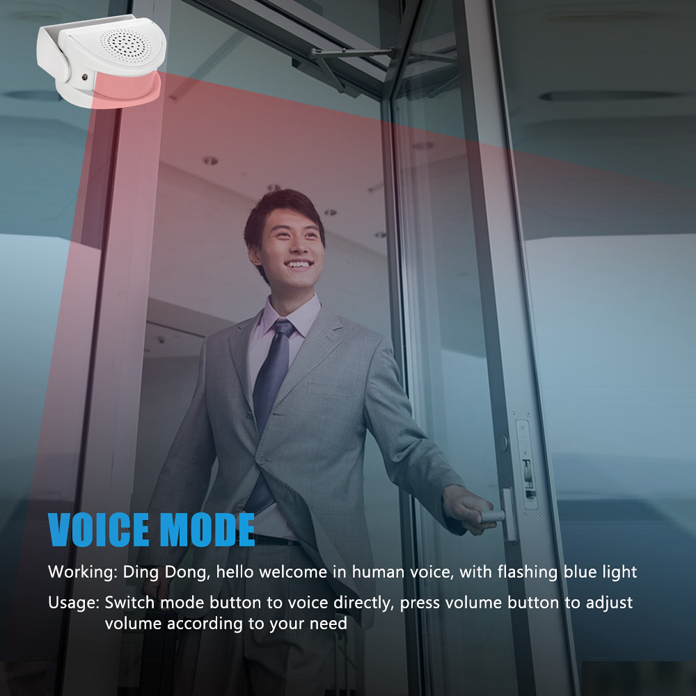 Wireless Infrared Chime Doorbe - Home Security Options 评论和价格