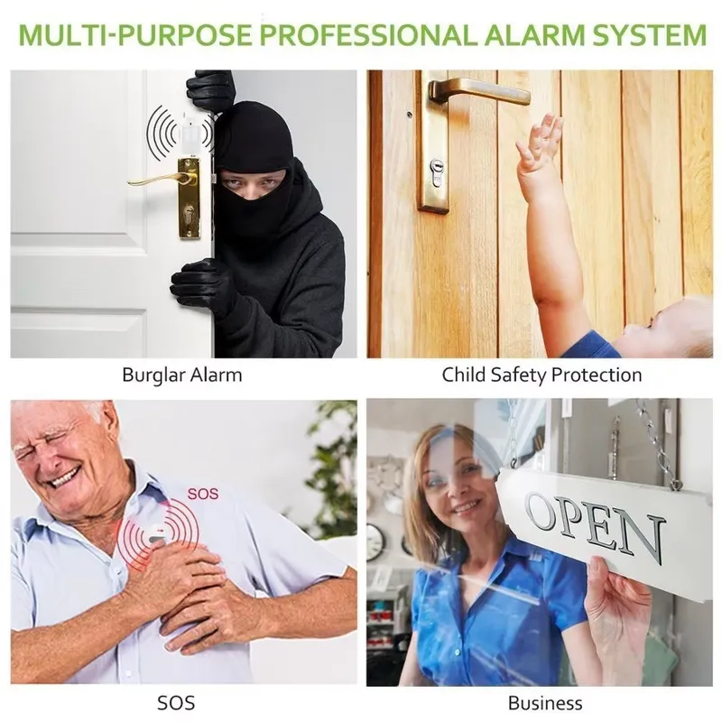 House Burglar Alarm Kit Auto D - Home Security Systems Wireless 评论和价格