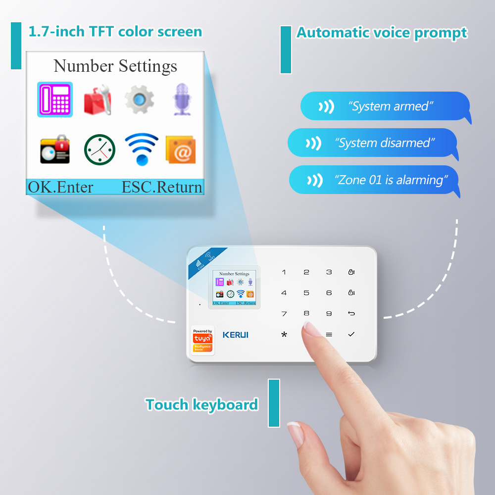 KERUI W181 Alarm System Secutr - Home Security Kamera 评论和价格