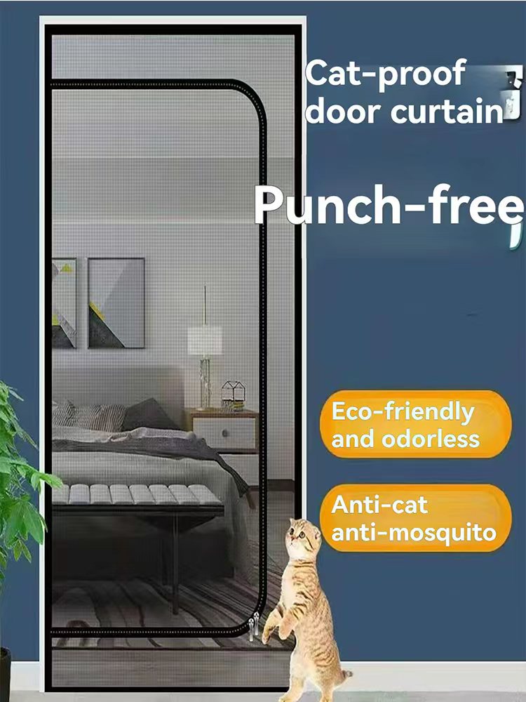 Zipper Screen Door Net D-Shape - Home Security Fence 评论和价格