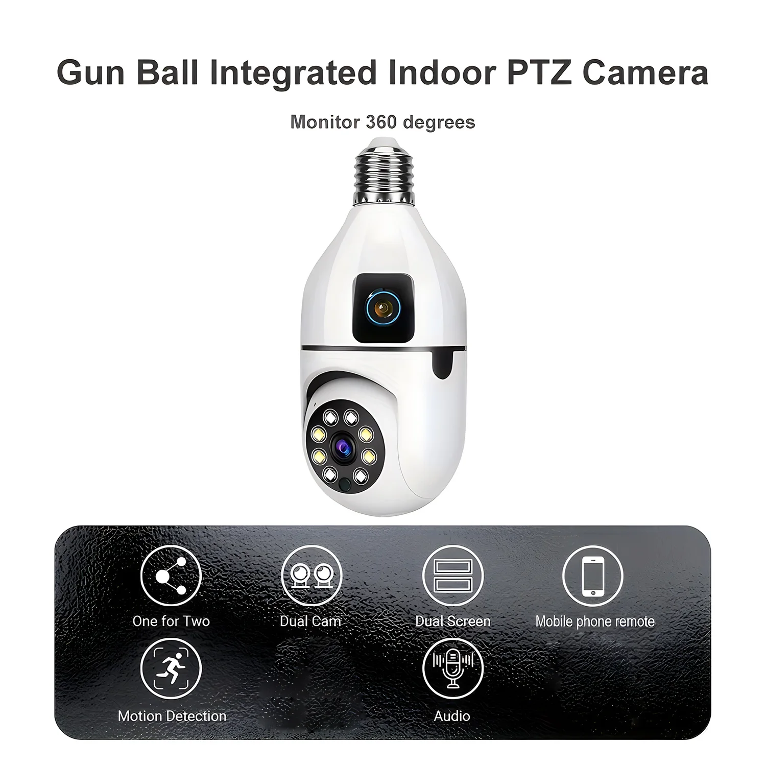 2MP E27 Bulb Surveillance Dual - Home Security Kamera 评论和价格
