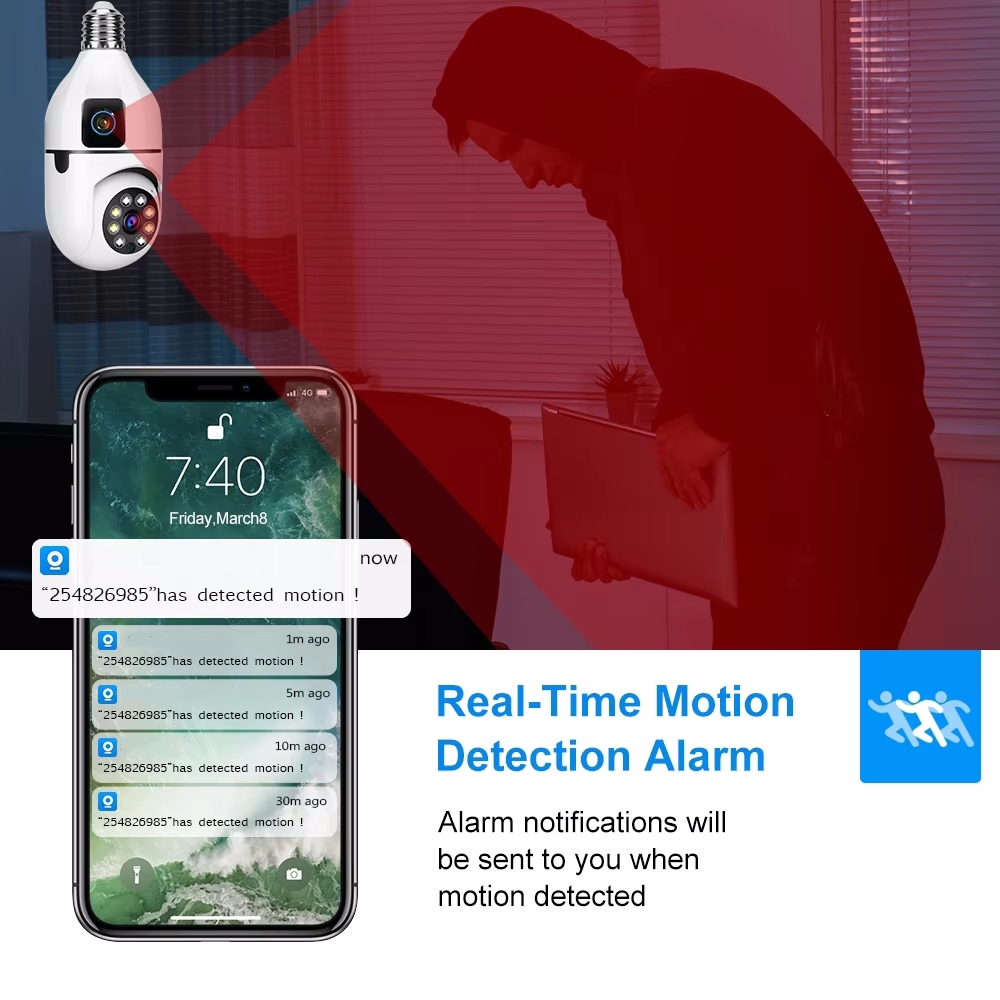 2MP E27 Bulb Surveillance Dual - Home Security Kamera 评论和价格