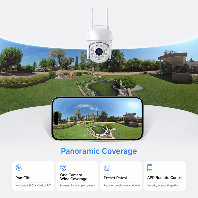 8MP 4K Speed Dome Auto Trackin - Home Security Options 评论和价格