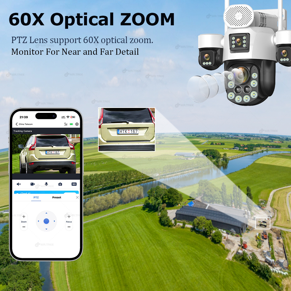 AOV Four Lens Outdoor Surveill - Home Security Outdoor Camera System 评论和价格