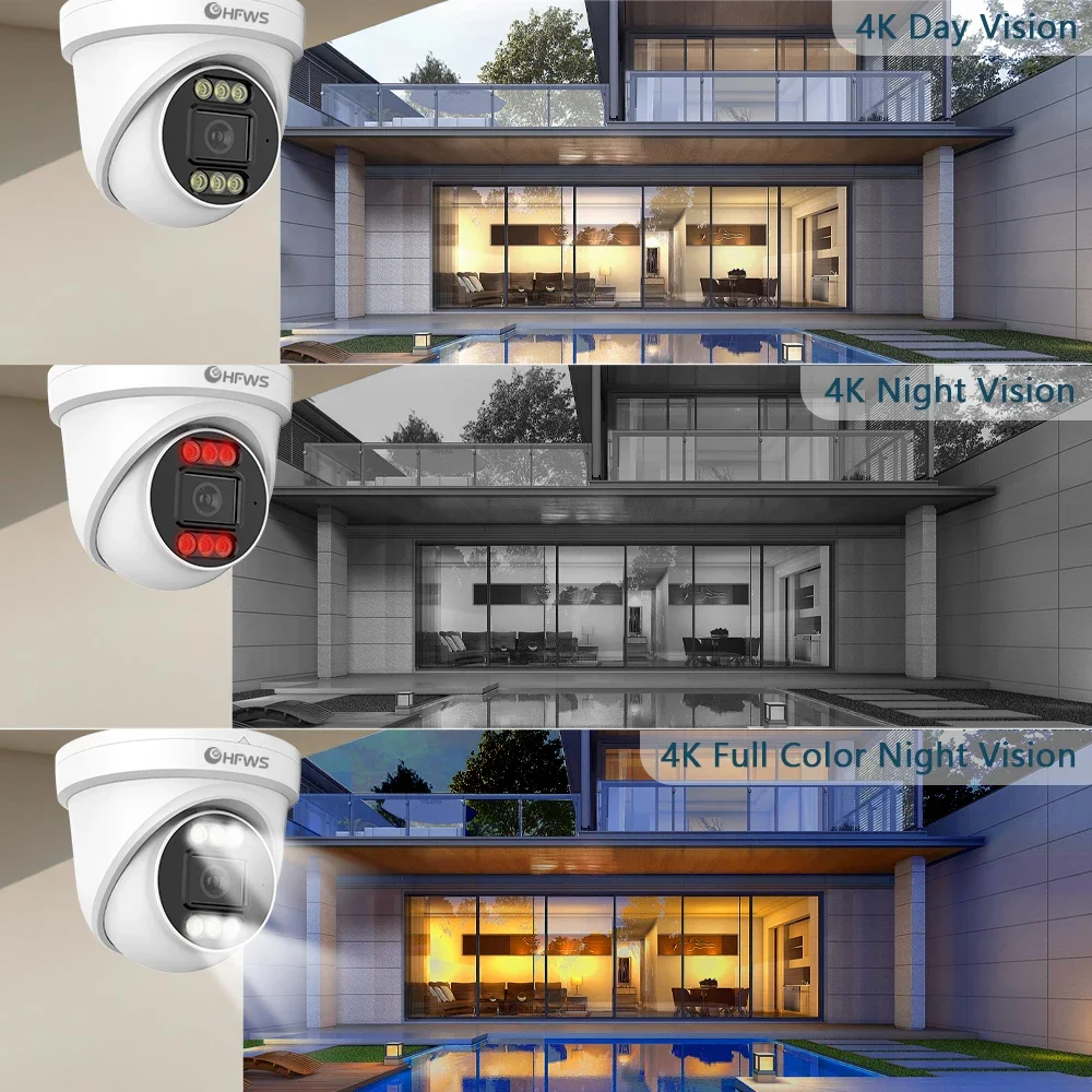 OEM 8MP 4K 25FPS PoE IP Camera - Home Security Camera System 评论和价格