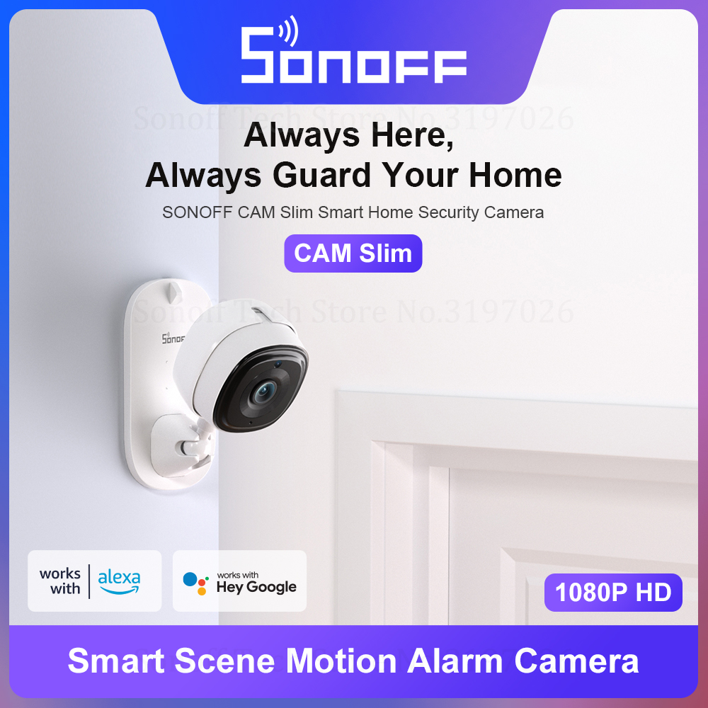 SONOFF 1080P HD Wi-Fi IOT Came - Home Security Kamera 评论和价格