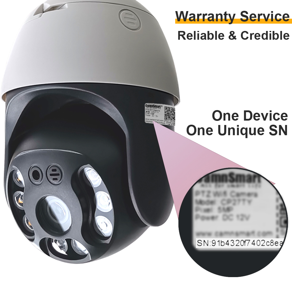 Camnsmart Tuya 5MP Alexa Wifi  - Home Security Kamera 评论和价格