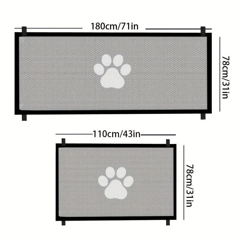 Portable Dog Net Doors, Dog Is - Home Security Fence 评论和价格