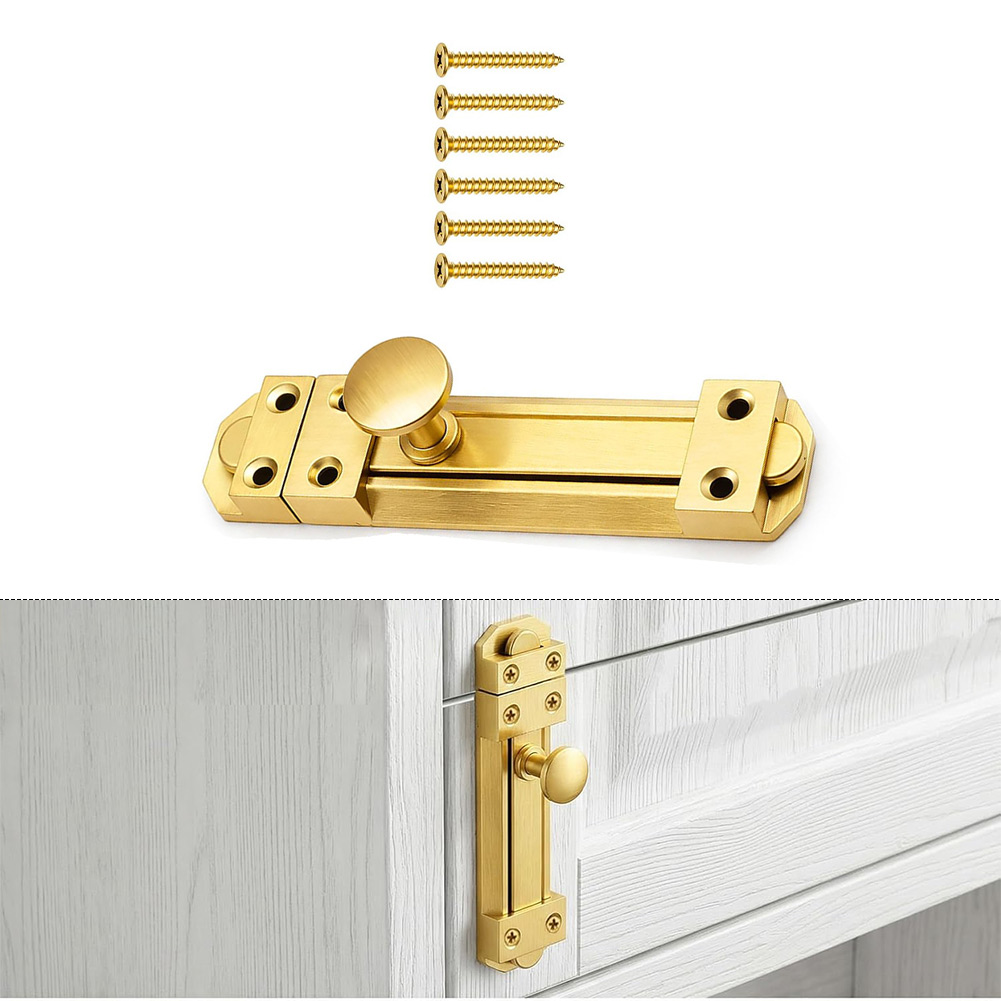 5 Inch Solid Brass Sliding Doo - Home Security Doors 评论和价格