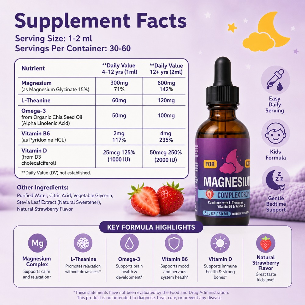 Kids Magnesium Complex Drops w - Home Security Companies 评论和价格
