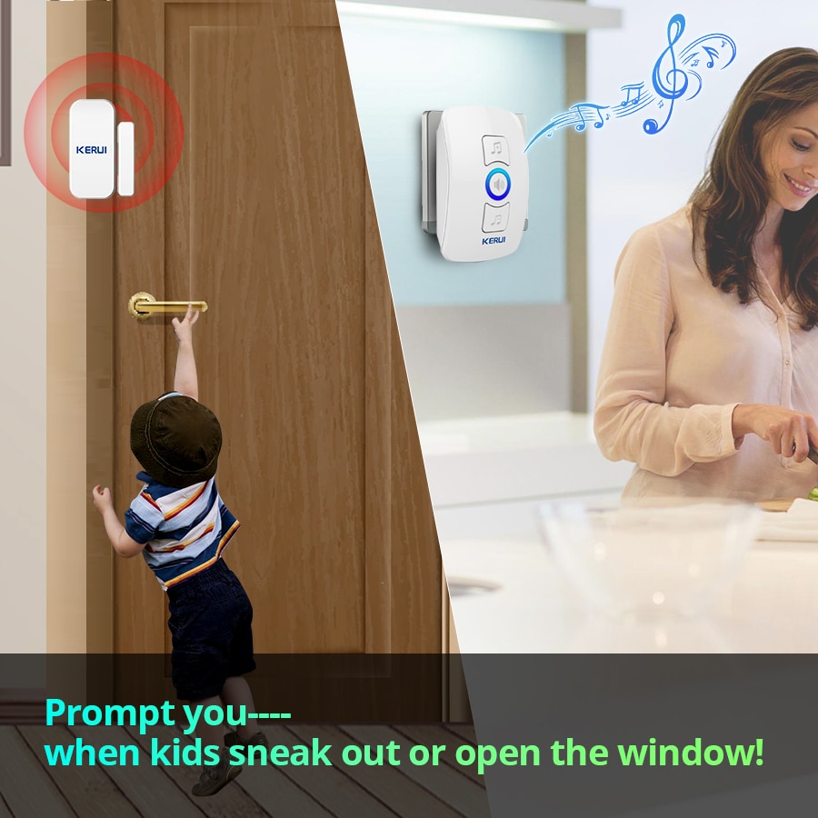 KERUI M525 Wireless DoorBell B - Home Security Options 评论和价格