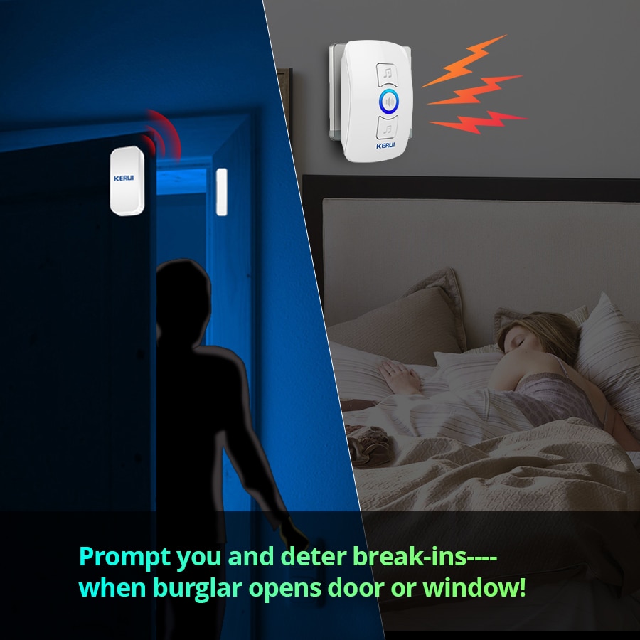 KERUI M525 Wireless DoorBell B - Home Security Options 评论和价格