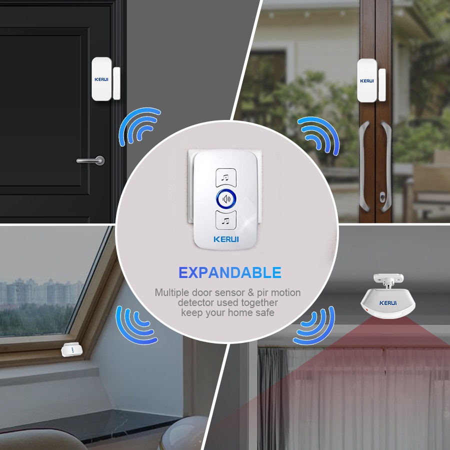 KERUI M525 Wireless DoorBell B - Home Security Options 评论和价格