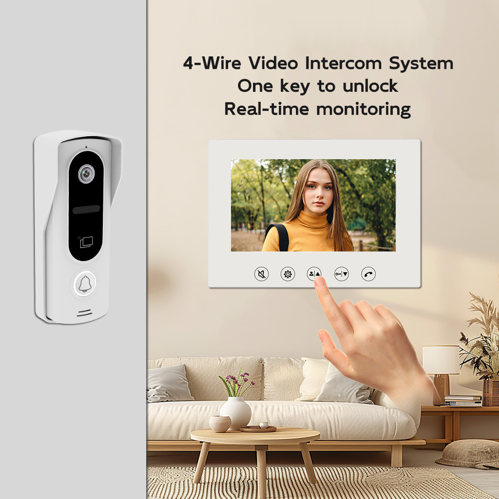 HD Video Intercom Doorbell Rai - Home Security Cameras Uk 评论和价格