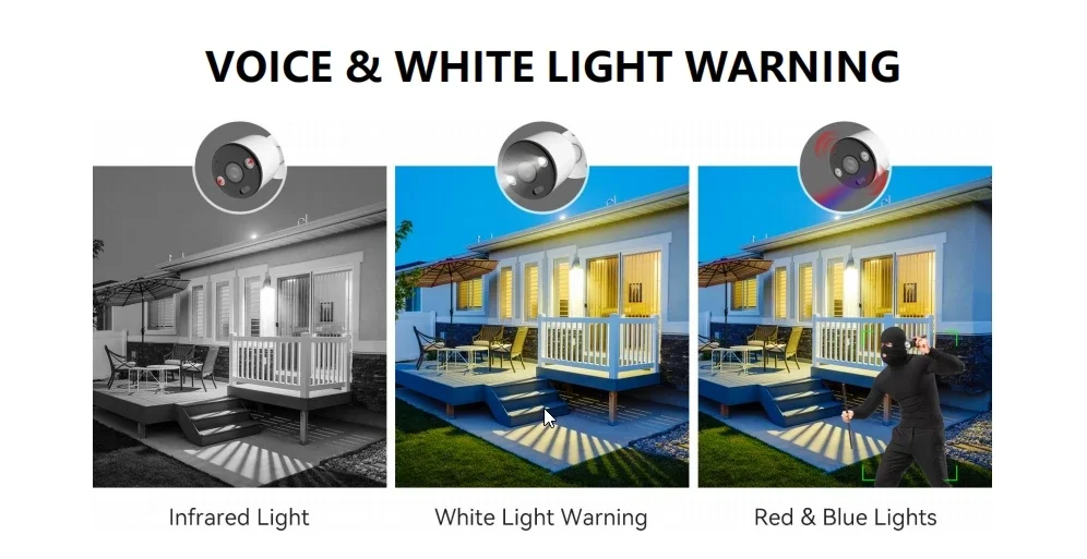 8CH 4K PoE Security Camera Sys - Home Security Systems With Cameras 评论和价格