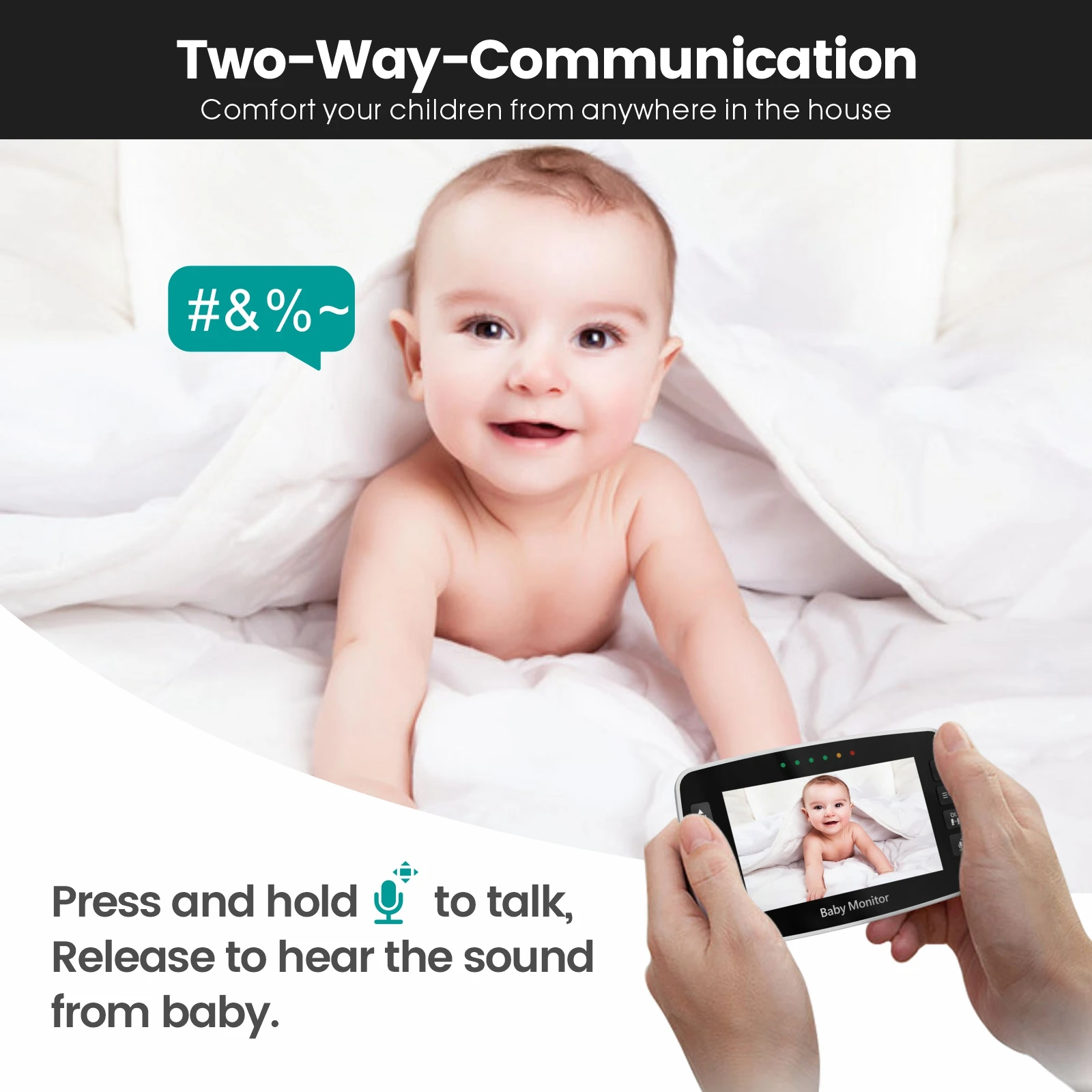 SM43A Baby Monitor Security Ni - Home Security Cameras Uk 评论和价格