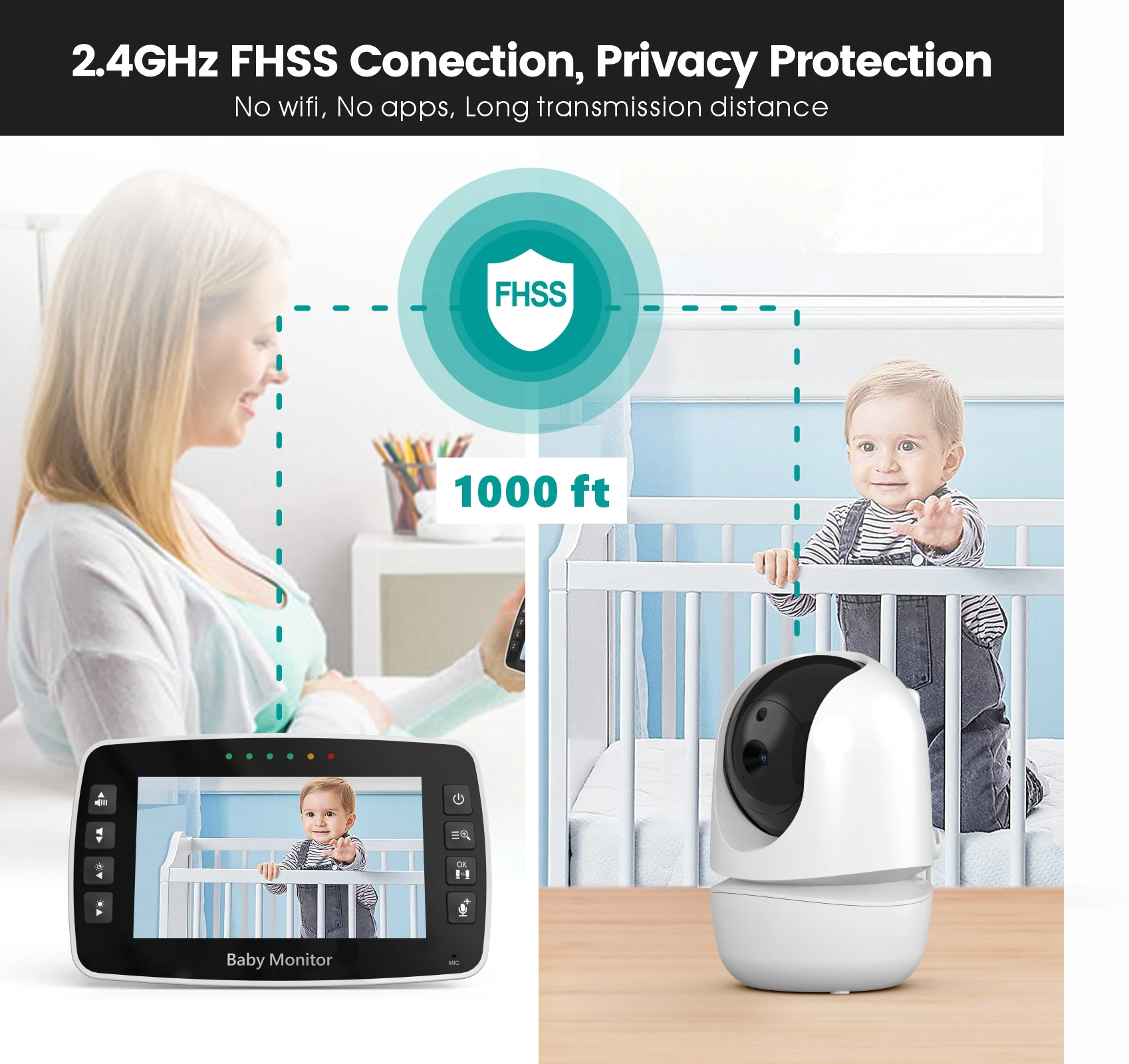 SM43A Baby Monitor Security Ni - Home Security Cameras Uk 评论和价格