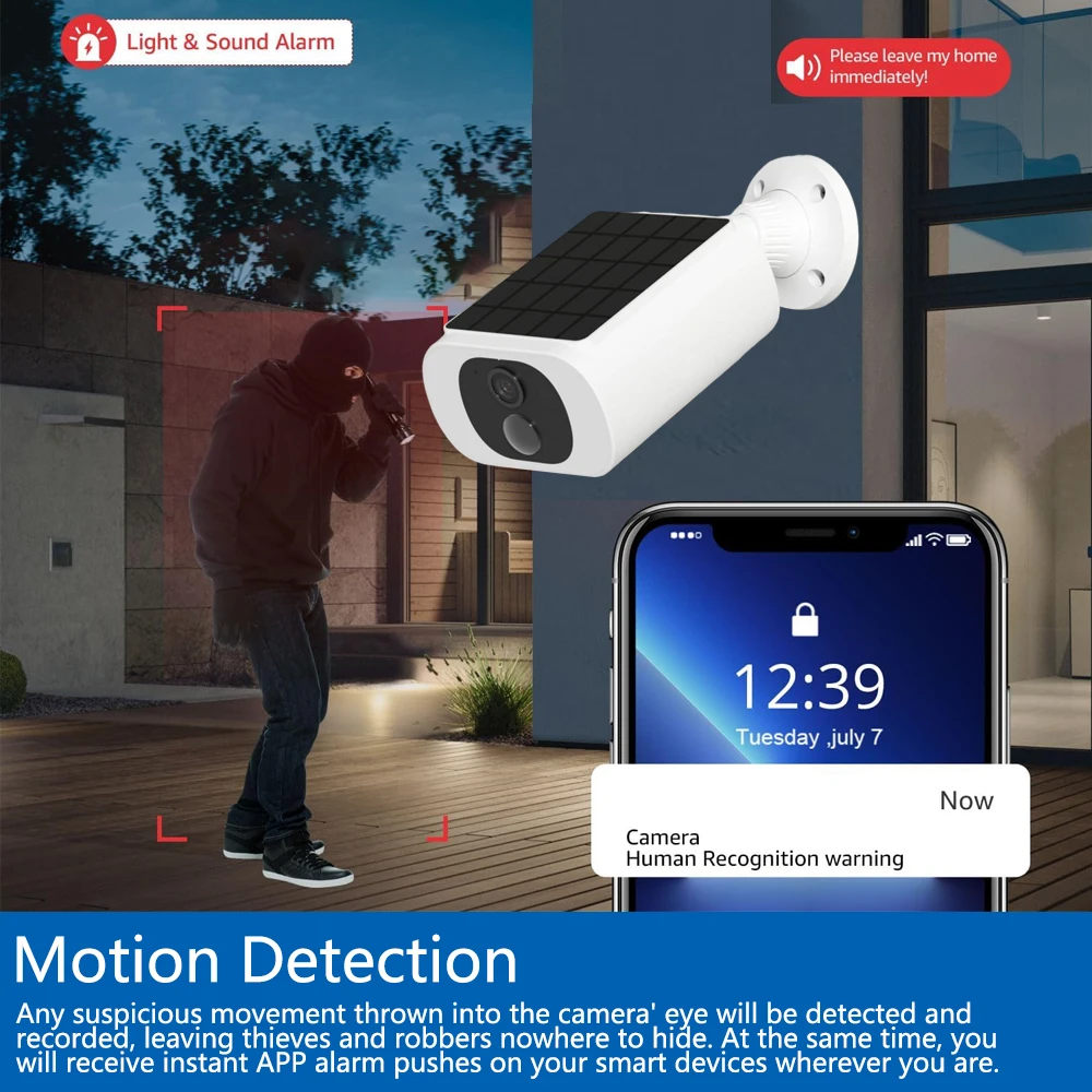 Tuya 5MP Solar Security Camera - Home Security Outdoor Camera System 评论和价格
