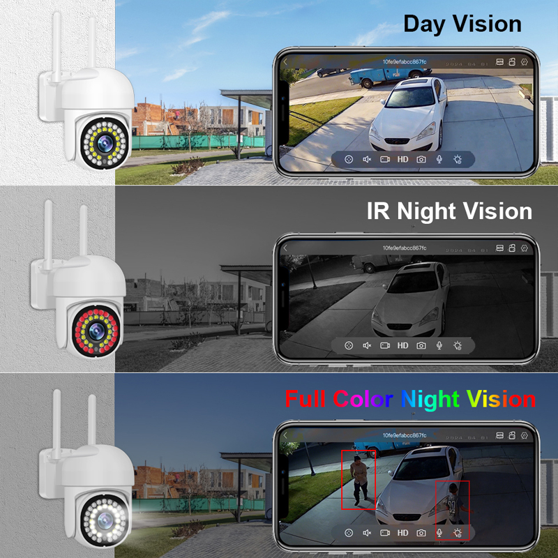Smar 3MP Wireless CCTV Securit - Home Security Outdoor Camera System 评论和价格