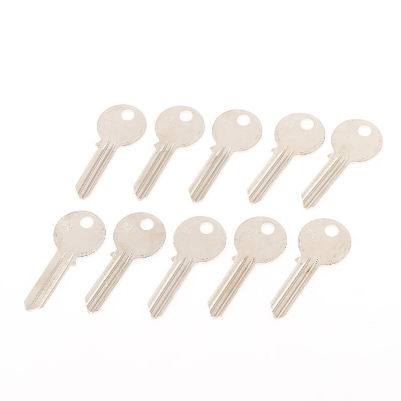 10Pcs F3 Double Slot Key Blank - Home Security Doors 评论和价格