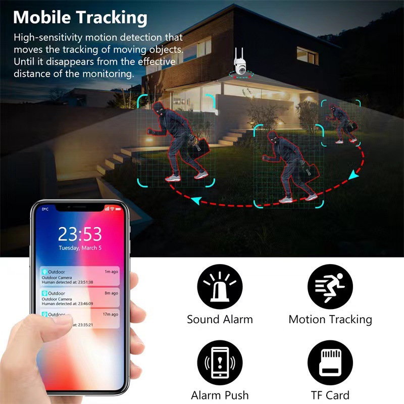 Smart 5G IP Camera 1080P HD Wi - Home Security Kamera 评论和价格