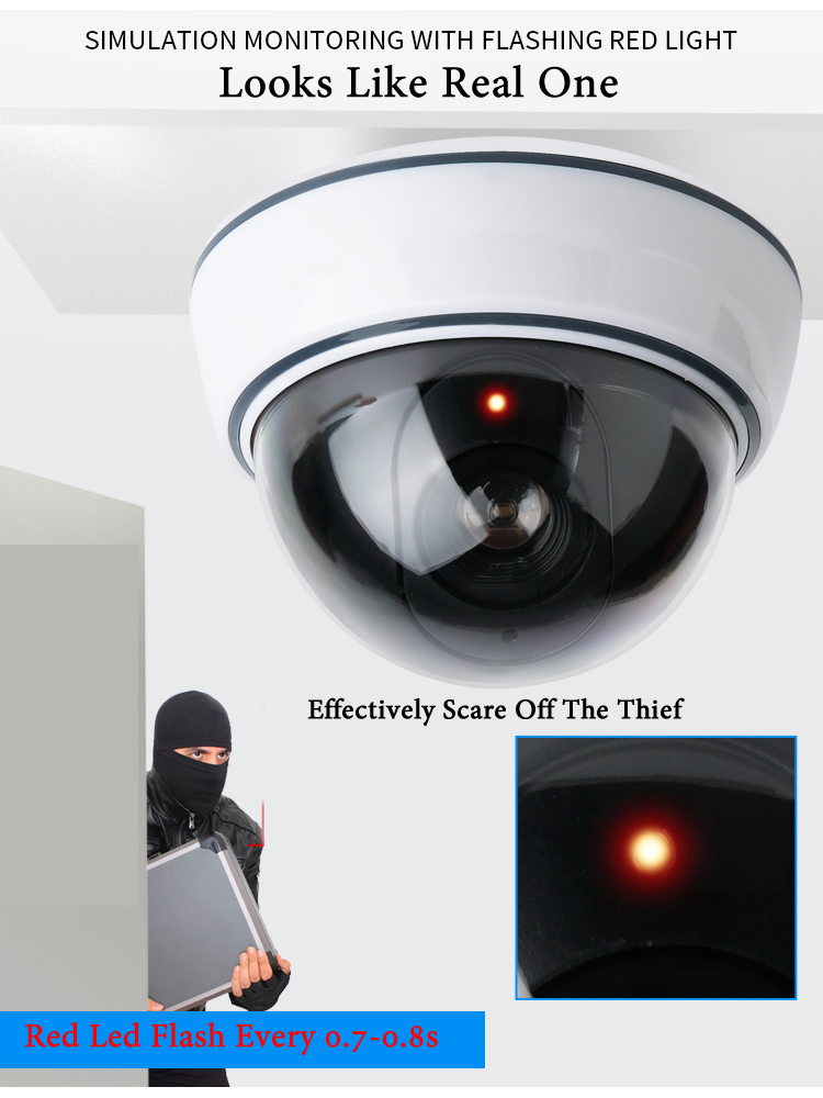 Creative Black/White Fake Dome - Home Security Camera System 评论和价格