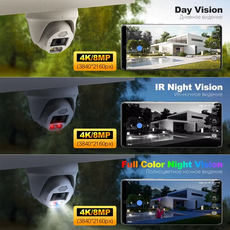 For Techage Home 8MP CCTV Secu - Home Security Options 评论和价格